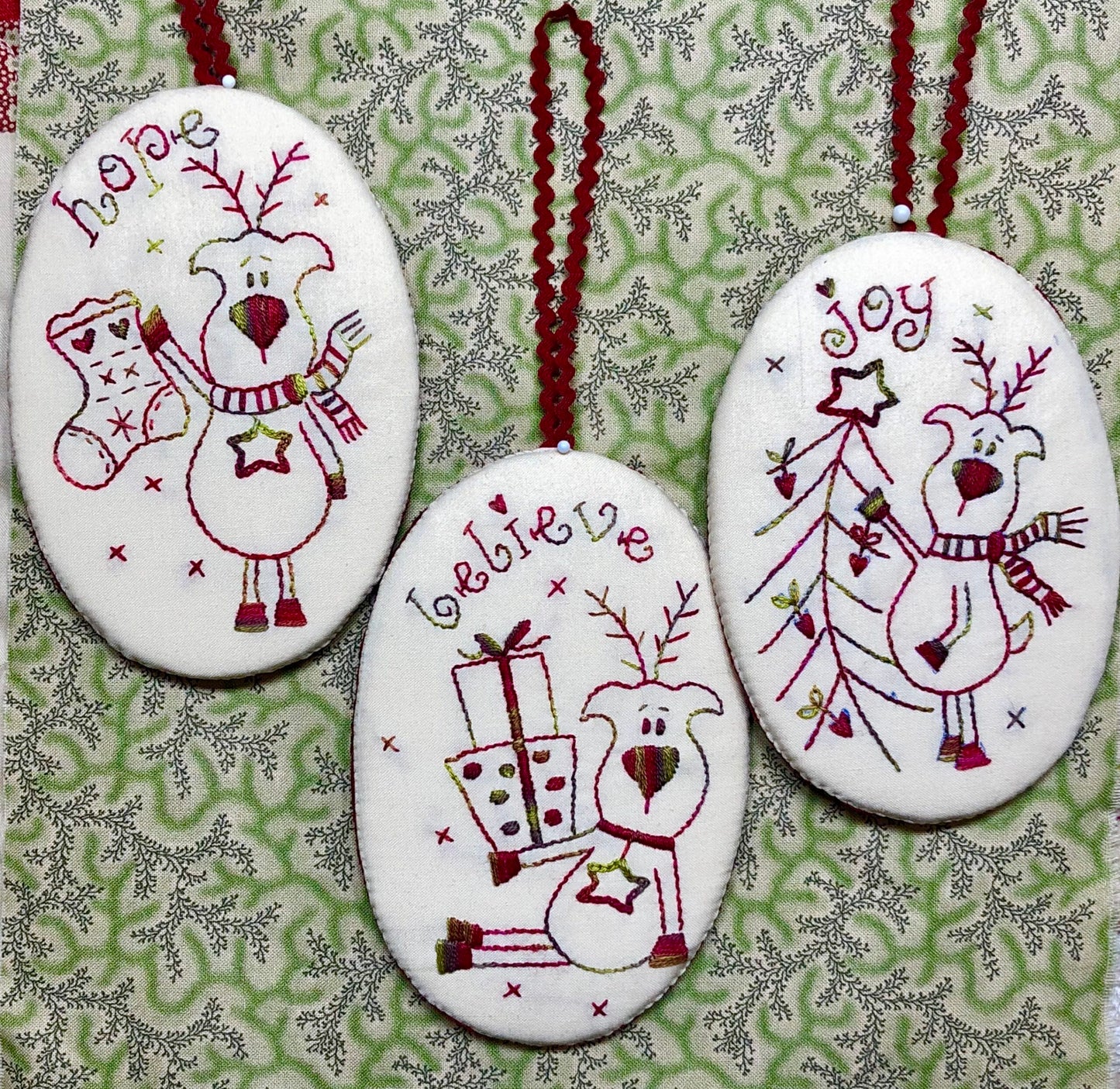Hope, Believe, Joy Ornaments