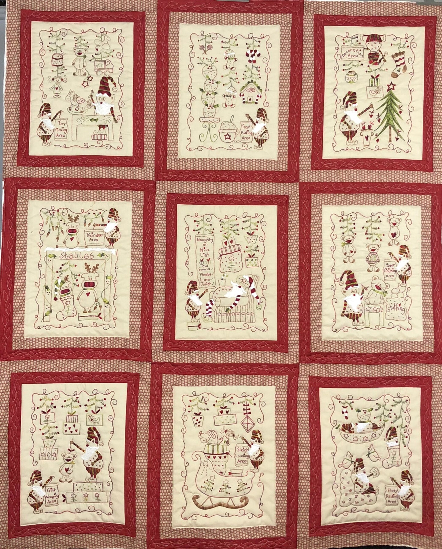 Santa’s Workshop block of the month