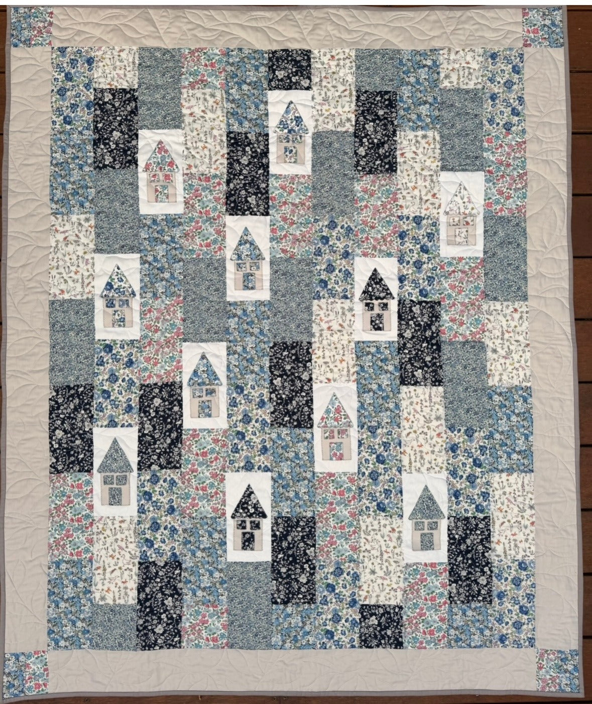 Little Liberty Houses pattern