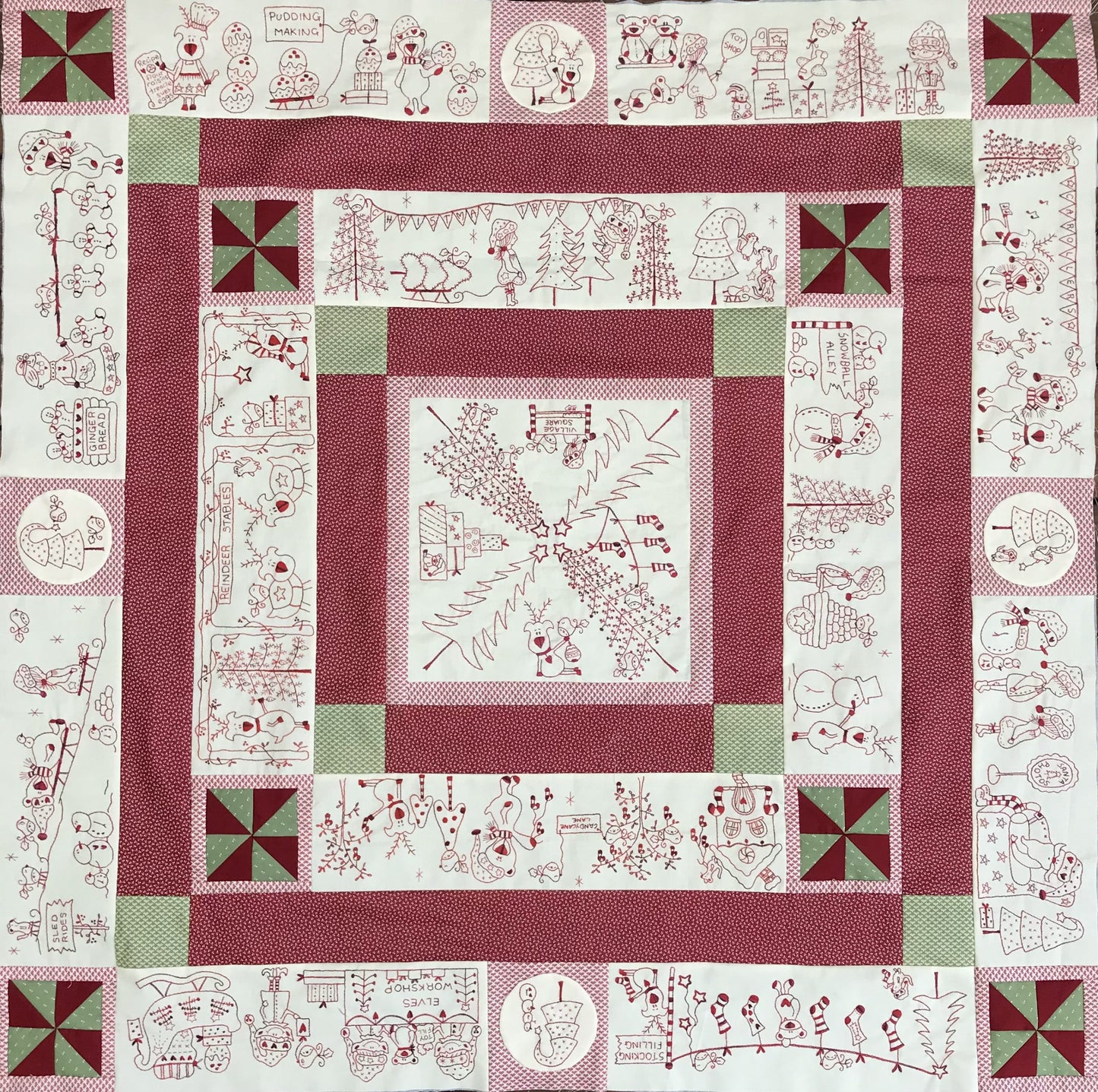 The Christmas Village Block of the Month