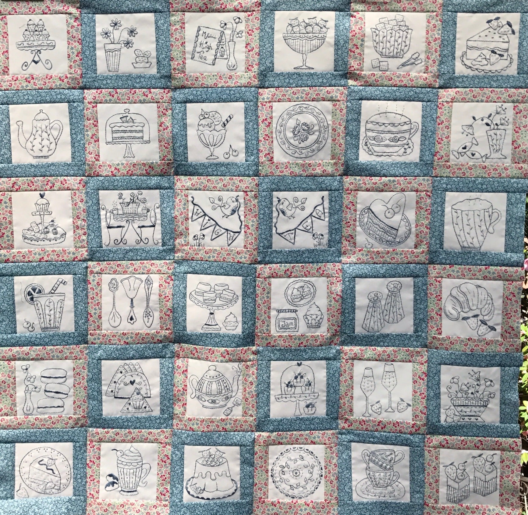 High Tea block of the month – Heirloom Quilters