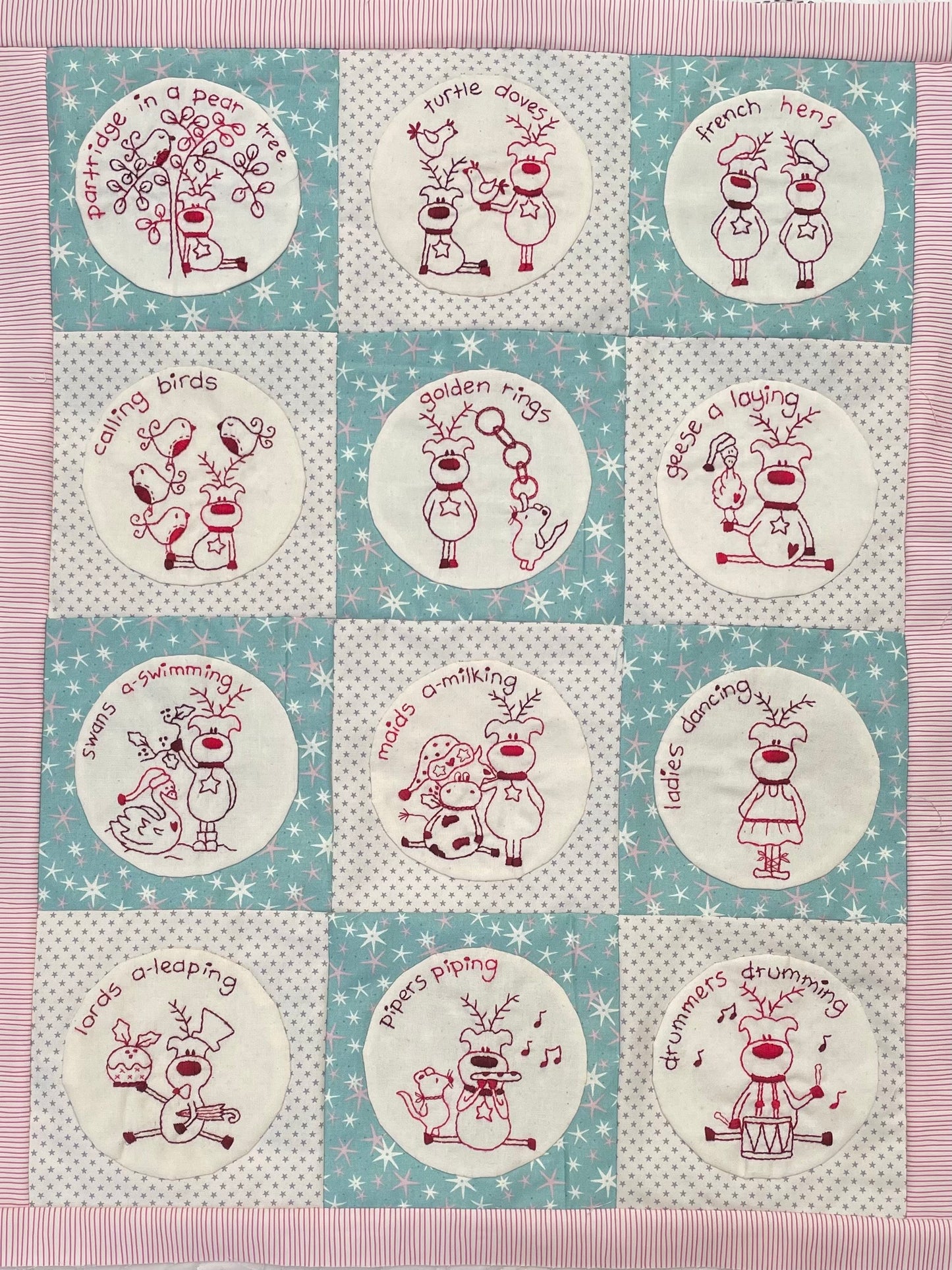 The Twelve Days of Rudolph pattern