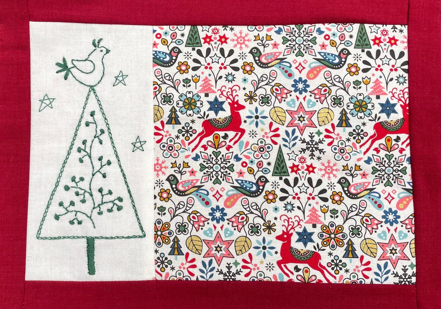 Little Partridge Mug Rug