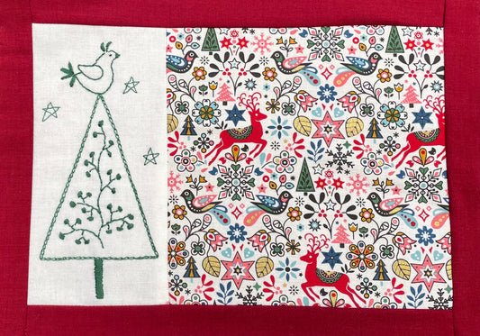 Little Partridge Mug Rug