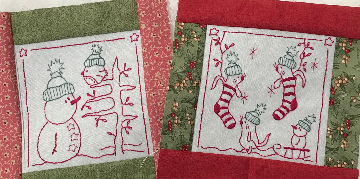Beanie Season Stitchery of the week post