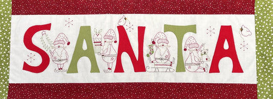 Christmas with Santa pattern
