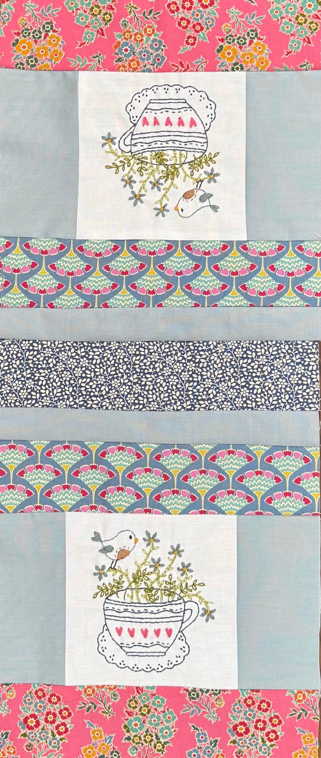 Flowering Teacups pattern