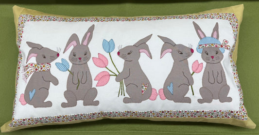 The Bunny Clan pattern and fabric kit