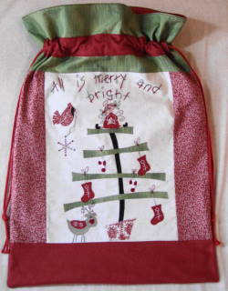 Merry and Bright Santa Sack