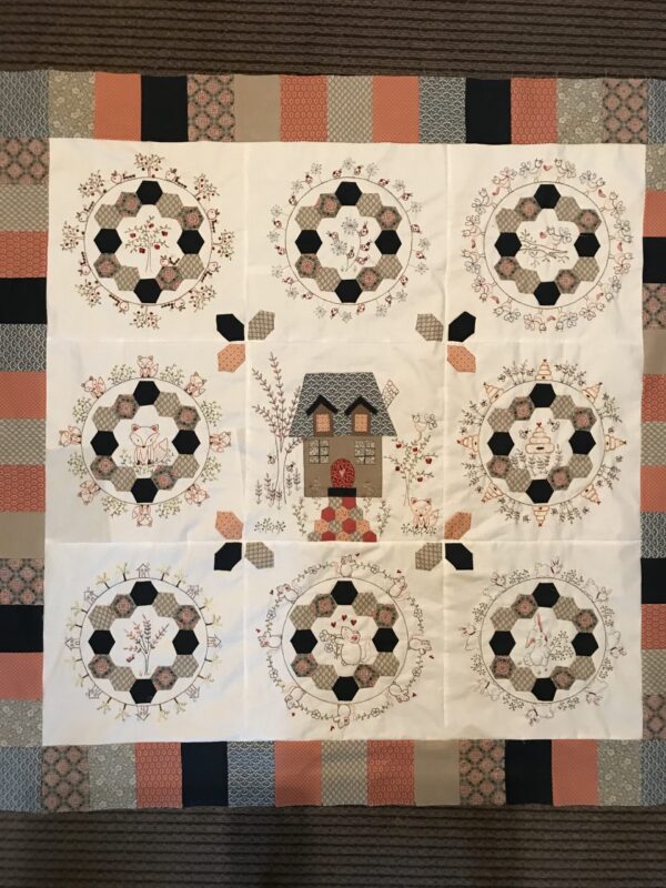 Round the Garden Path block of the month