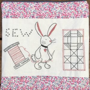 Cotton Bunny Pouch and kit