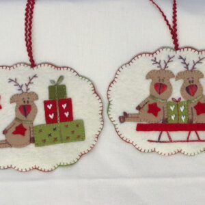 Rudolph Decorations Felt Kit and Pattern