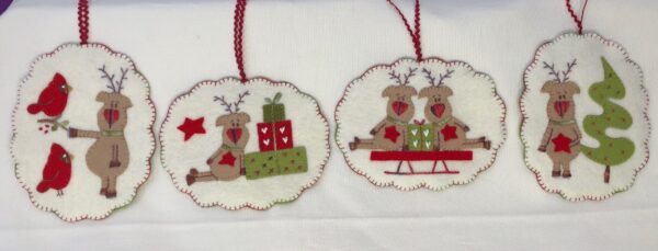 Rudolph Decorations Felt Kit and Pattern