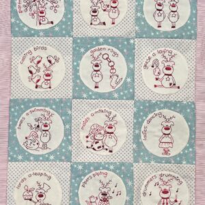 The Twelve Days of Rudolph pattern and kit