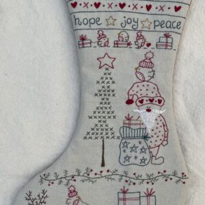 Hope, Joy, Peace stocking pattern and kit