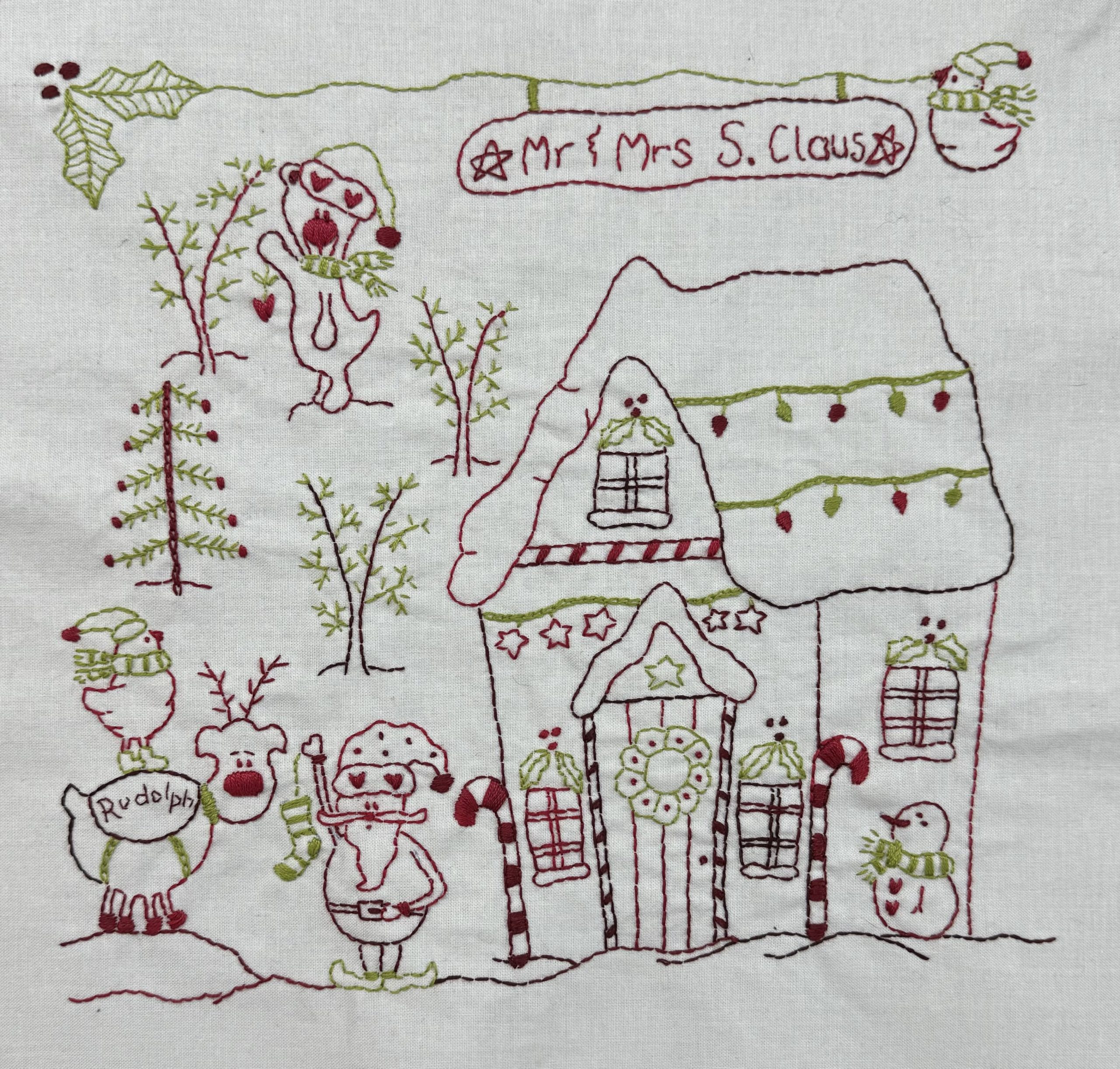 Christmas at the North Pole pattern and part kit