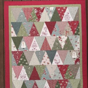 Merry Little Christmastime Pattern, Template and fabric kit
