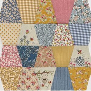 Tumbling Bees with paper templates